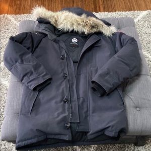 Canada Goose Chateau Winter Parka Jacket- Navy Blue - LARGE